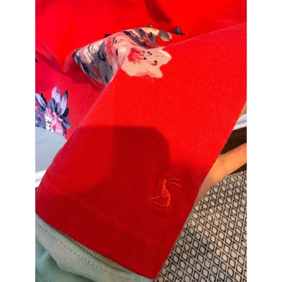 Joules Coral Floral Mini Dress - Picture 5 of 9